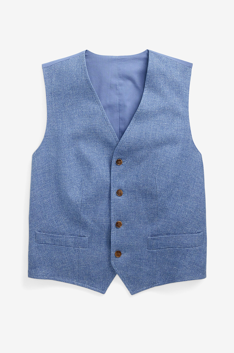POLO RALPH LAUREN Weste aus Leinen und Baumwolle Damen BLAU 1