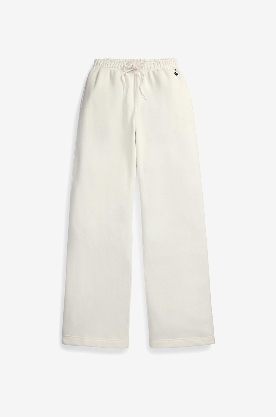 POLO RALPH LAUREN Pantalon de jogging large en molleton Pony Femme BLANC 1