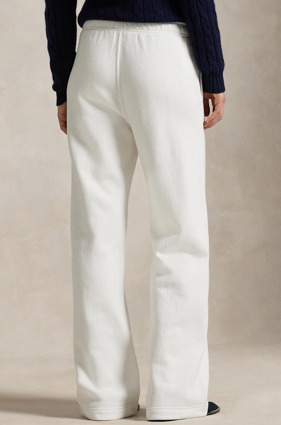 POLO RALPH LAUREN Pantalon de jogging large en molleton Pony Femme BLANC 5