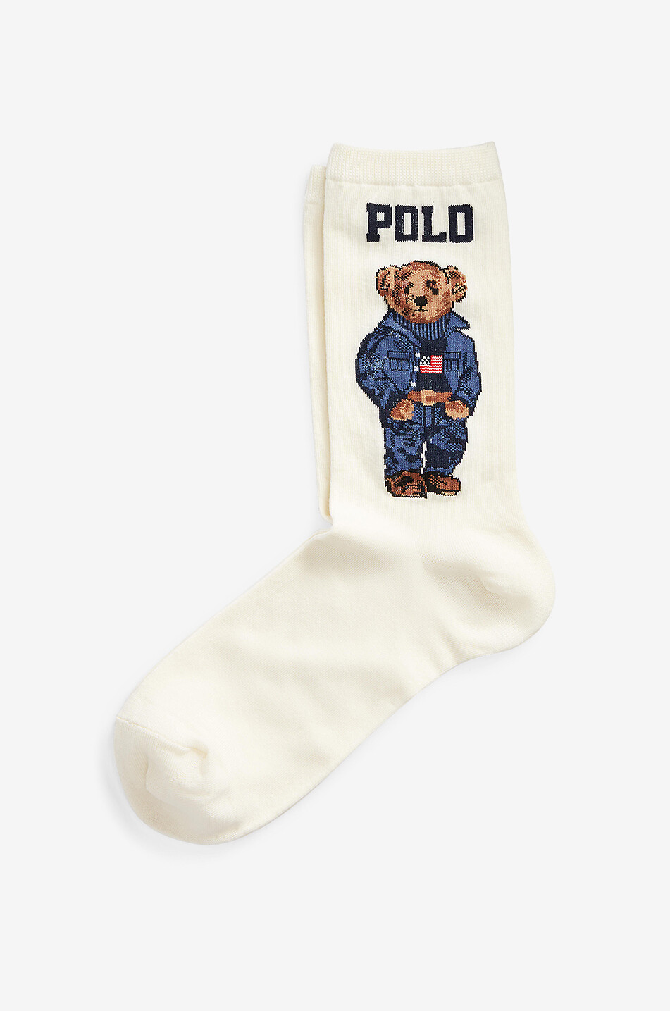 POLO RALPH LAUREN Baumwollsocken Polo Bear Americana Damen CREMEFARBEN 1