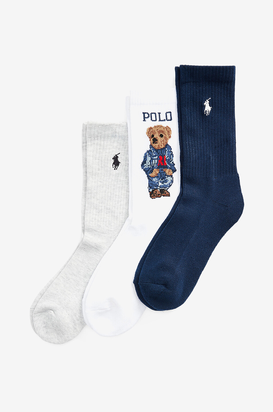 POLO RALPH LAUREN Lot de 3 paires de chaussettes Polo Bear Femme MULTICOLORE 1