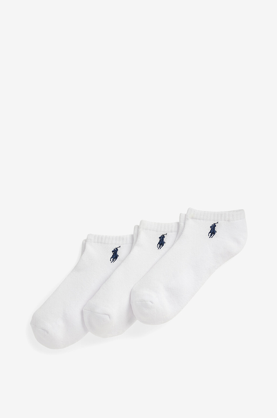 POLO RALPH LAUREN Lot de 3 paires de socquettes Pony Femme BLANC 1