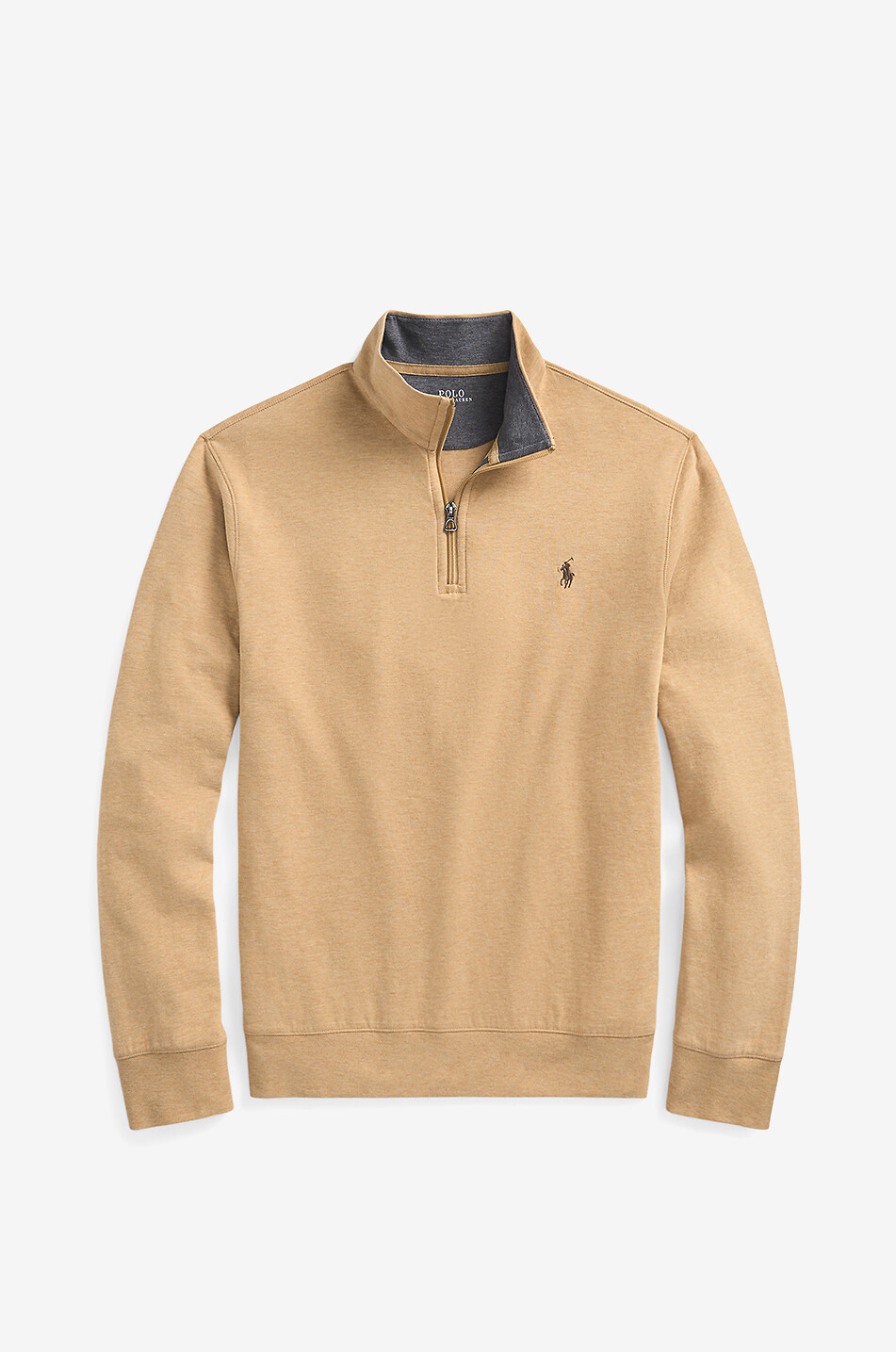 Pony half-zip jersey top