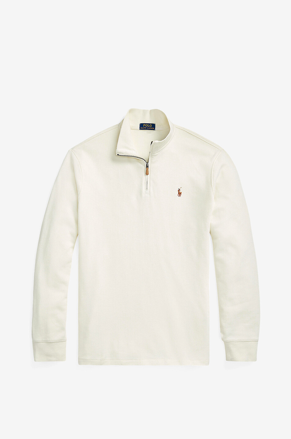 Estate-Rib Pony half-zip pullover in cotton