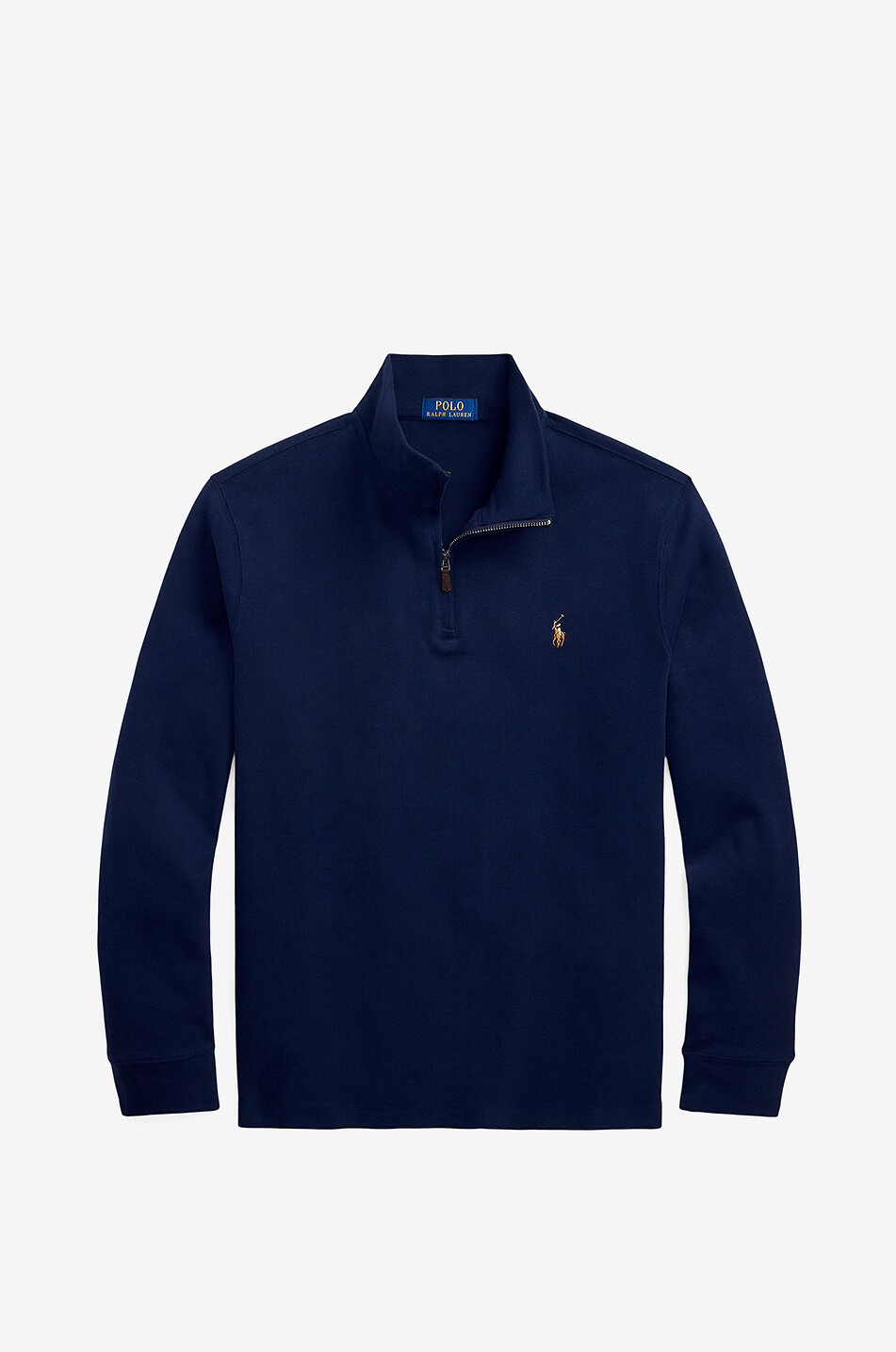 Estate-Rib Pony half-zip pullover in cotton