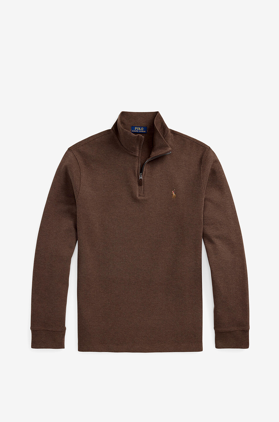 Estate-Rib Pony half-zip pullover in cotton