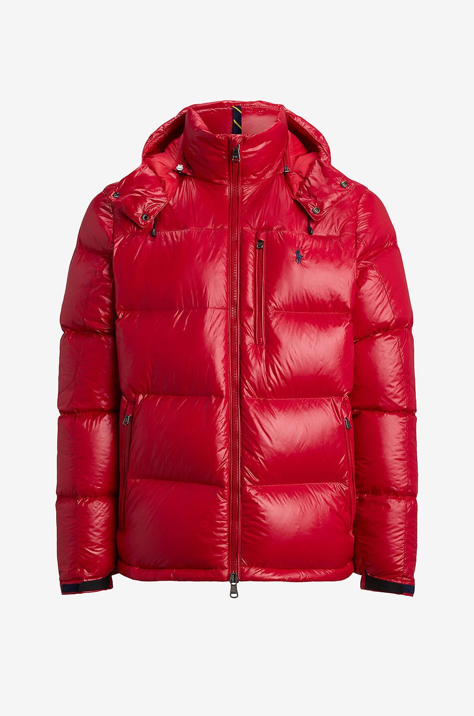 Hooded Jacket Red Polo Puffer Jacket Mens Men's Polo Ralph Lauren