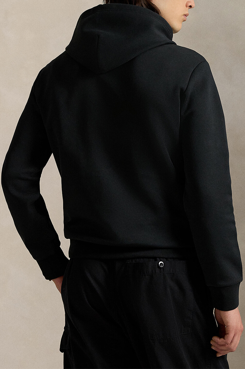 POLO RALPH LAUREN Sweat-shirt à capuche brodé Script Logo Double-Knit Homme NOIR 4