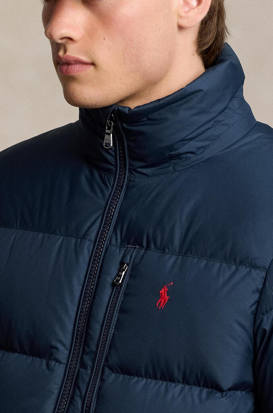 POLO RALPH LAUREN Kurze Stepp-Daunenjacke mit Kapuze The Gorham Herren DUNKELBLAU 5