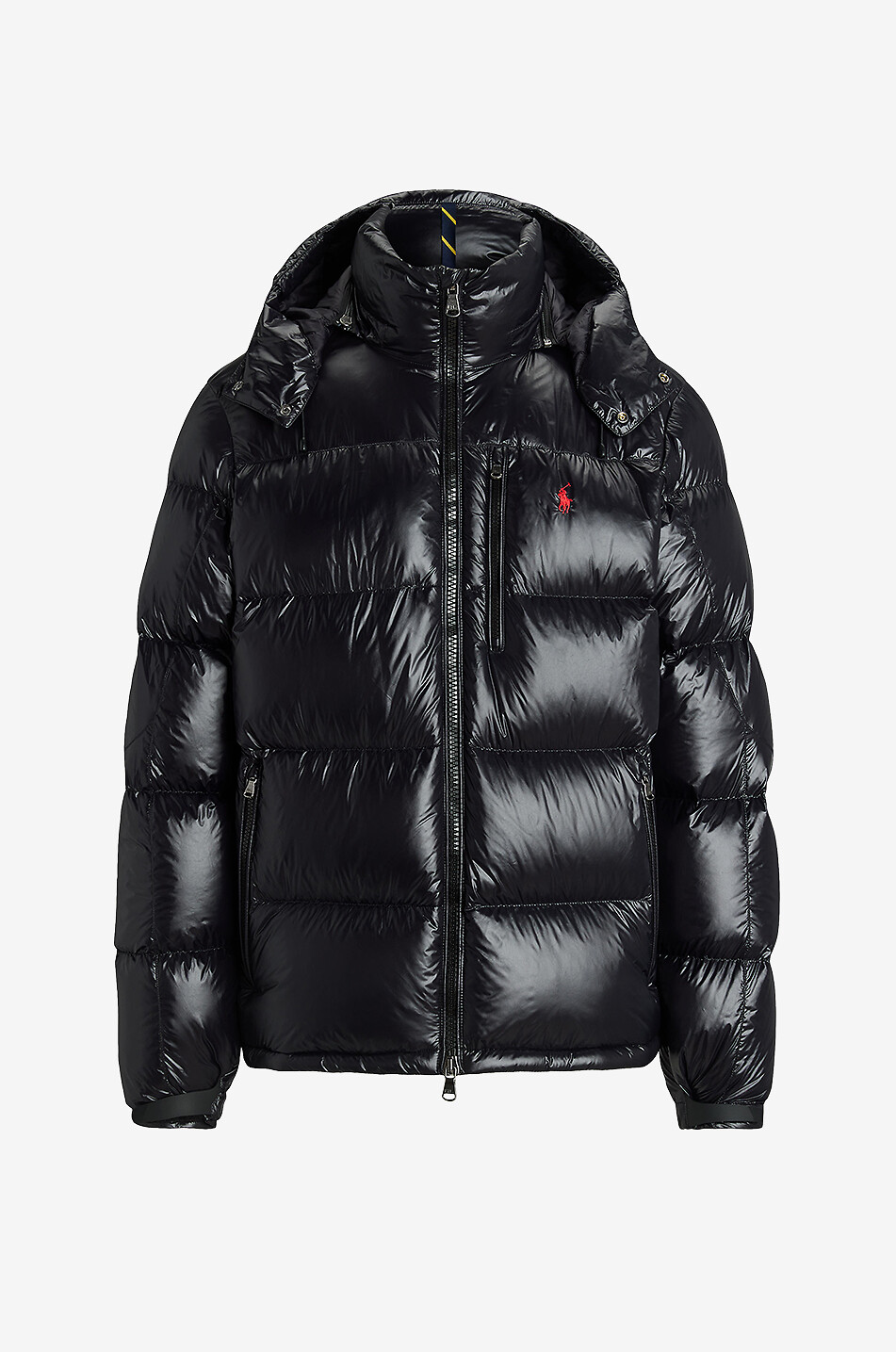 Polo Ralph Lauren Doudoune Noire Brillante Homme Doudoune