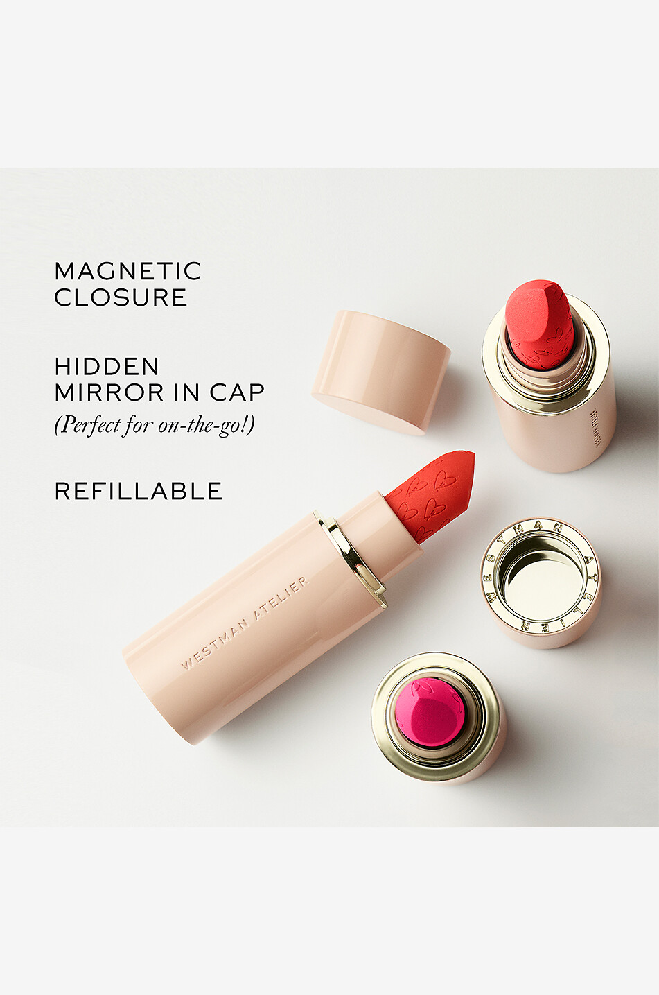 WESTMAN ATELIER Lip Suede Matte Figue lipstick Women Colourless 4