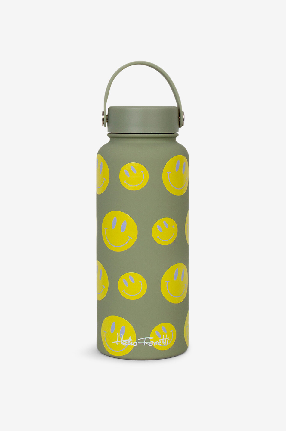Bedruckte Trinkflasche Smiley - 1L