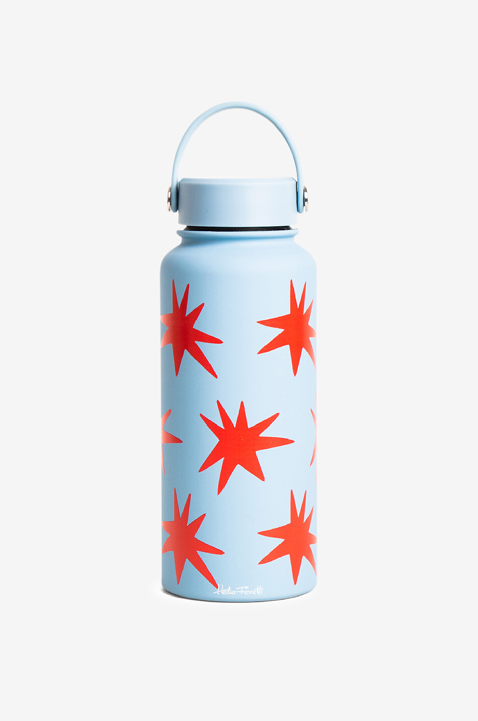 HELIO FERRETTI Bedruckte Trinkflasche Polar Star - 1L Haus HELLBLAU 1