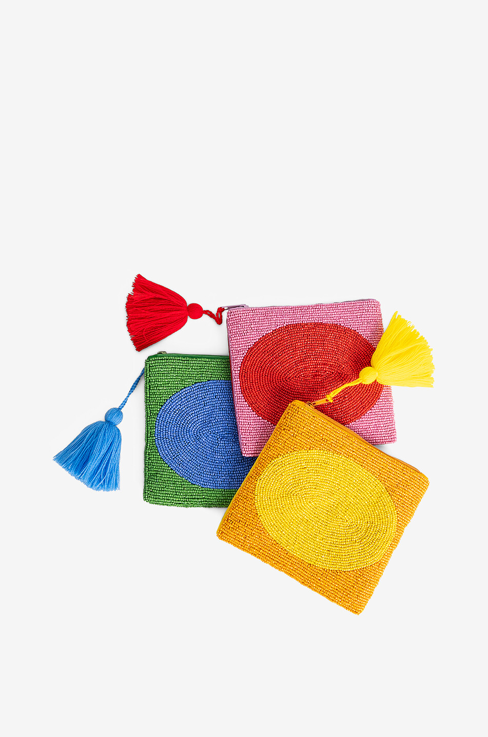 HELIO FERRETTI Mäppchen mit geometrischem Motiv Medium Water Haus BUNT 2