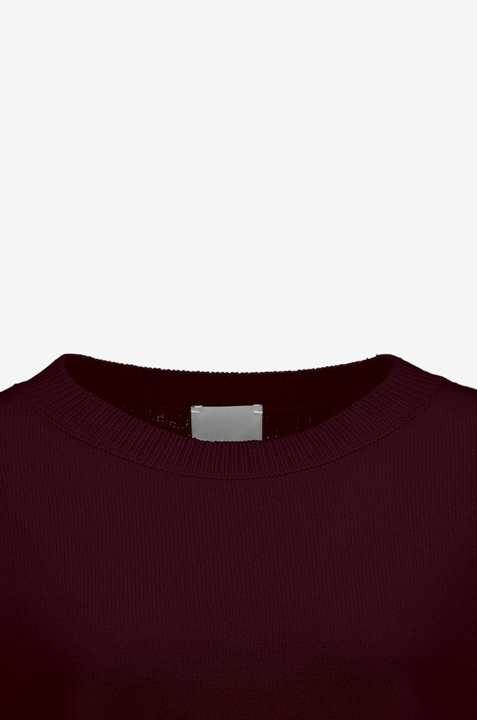 ALLUDE Pullover mit Rundhalsausschnitt aus Kaschmir Damen DUNKELROT 3