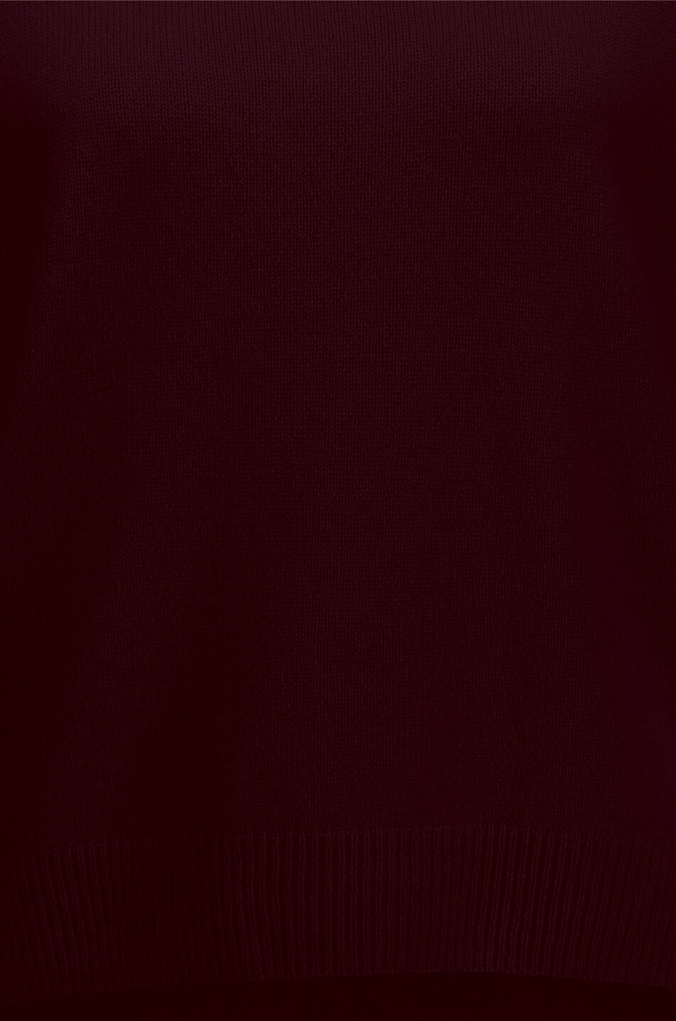 ALLUDE Pullover mit Rundhalsausschnitt aus Kaschmir Damen DUNKELROT 4