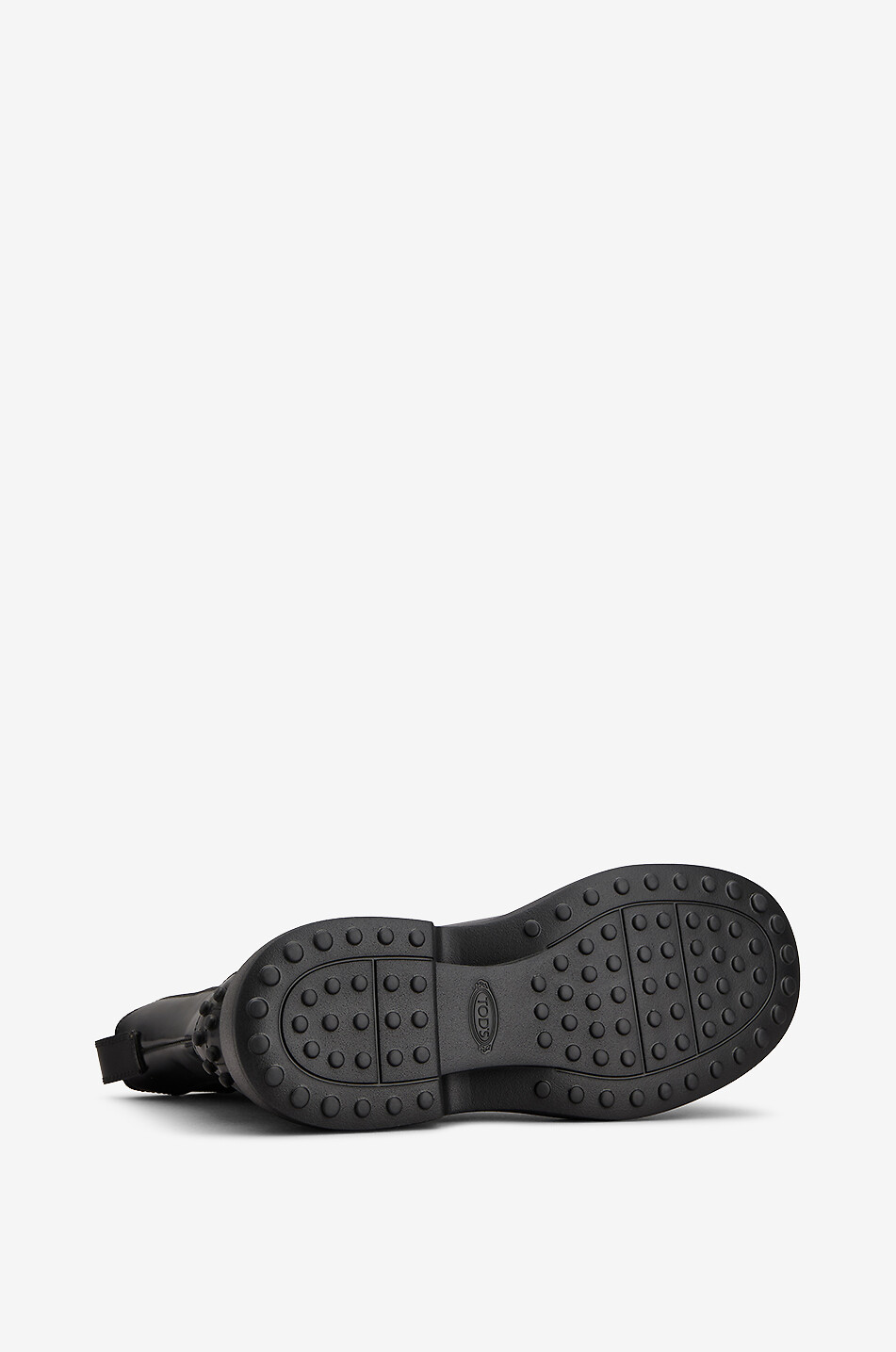 TOD'S Chelsea-Stiefeletten aus gebürstetem Leder Gommino Damen SCHWARZ 5