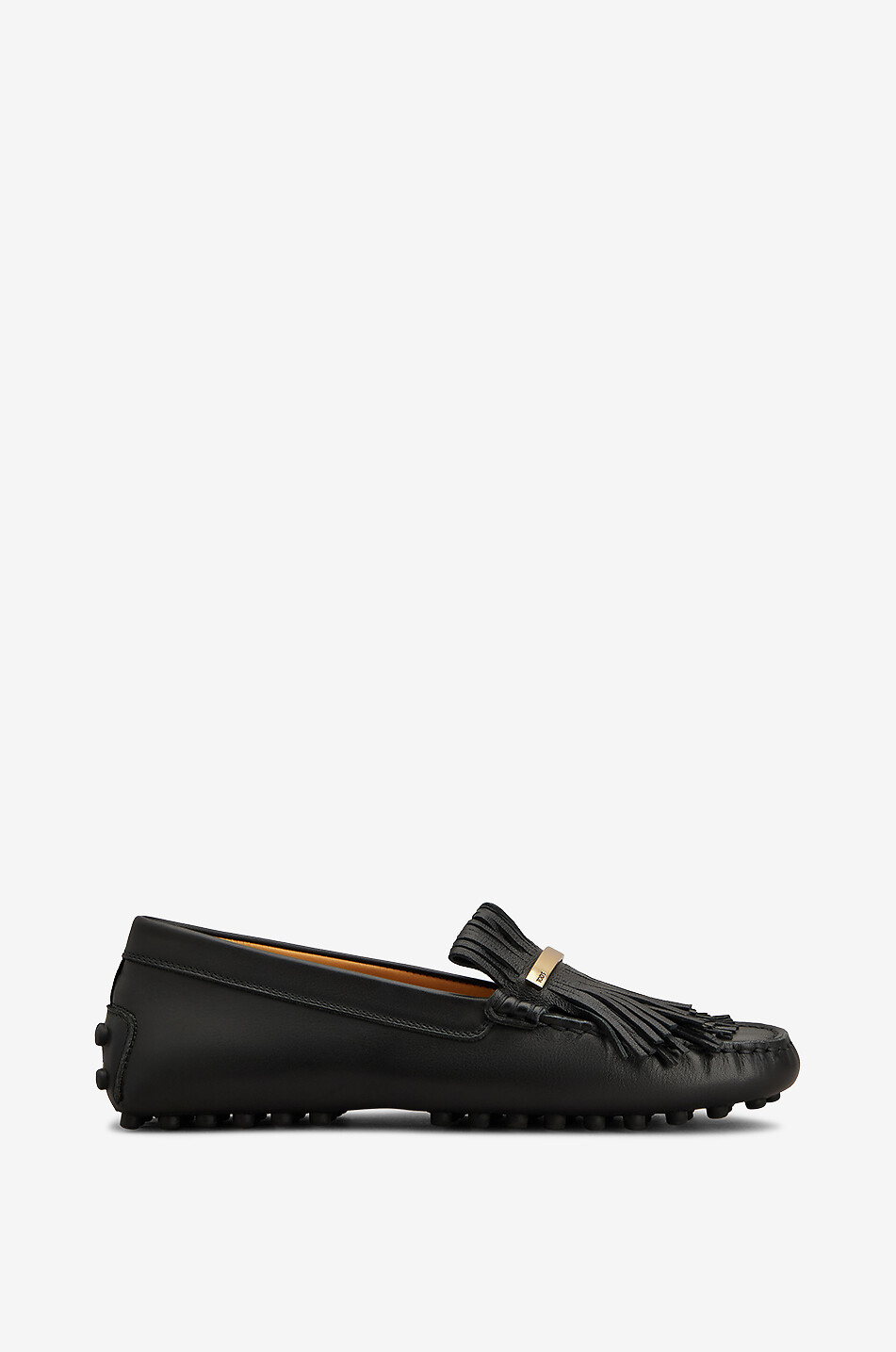 Bar detail patent leather loafers - TOD'S - BLACK - Bongénie