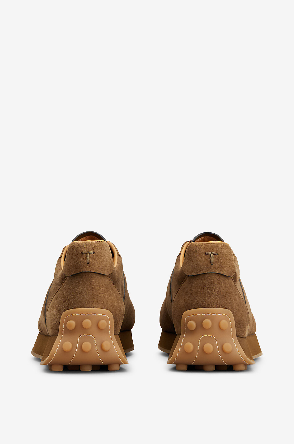 TOD'S Schnürsneakers aus Wildleder T Vintage Damen DUNKELBRAUN 3