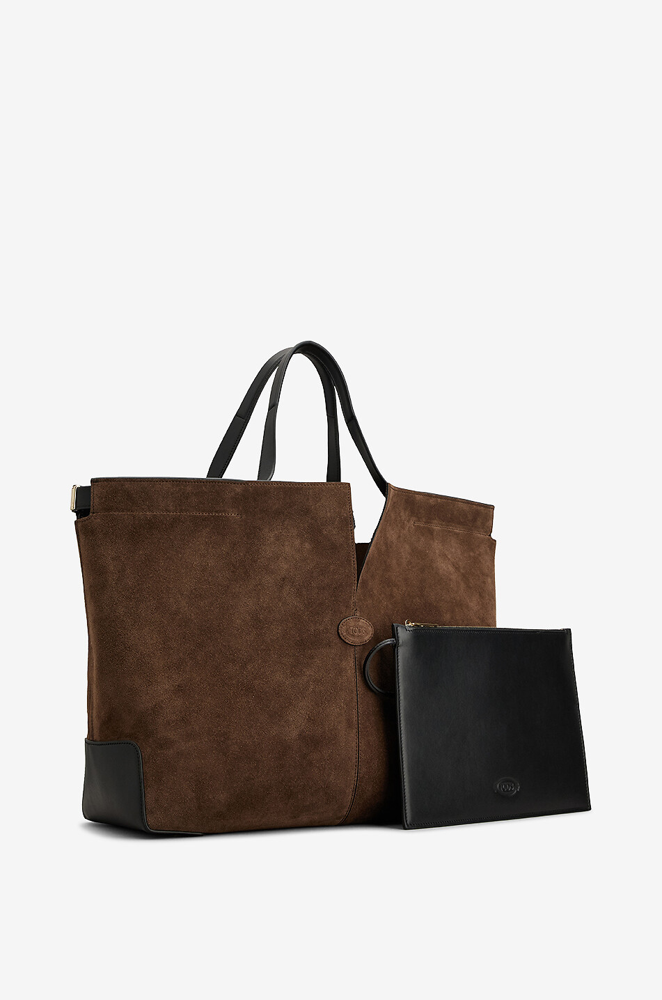 TOD'S Wildleder-Tasche Shopper 300 Damen DUNKELBRAUN 2
