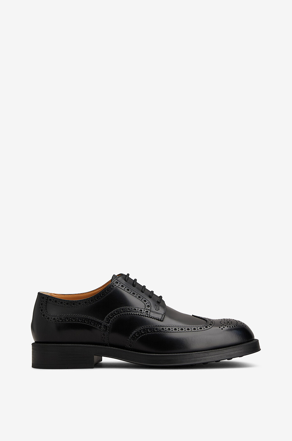 Derbies en cuir à perforation