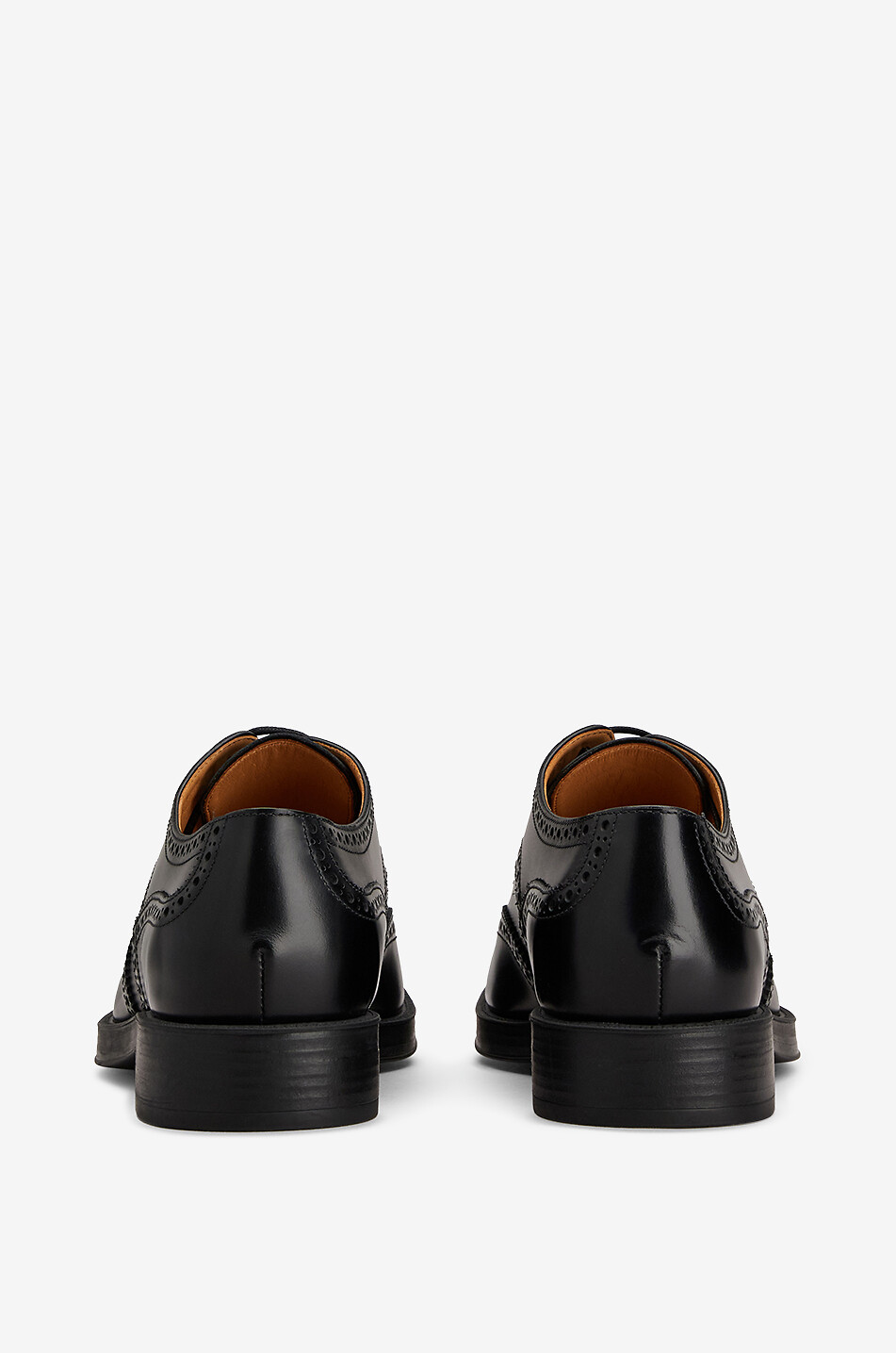 TOD'S Derbies en cuir à perforation Homme NOIR 3