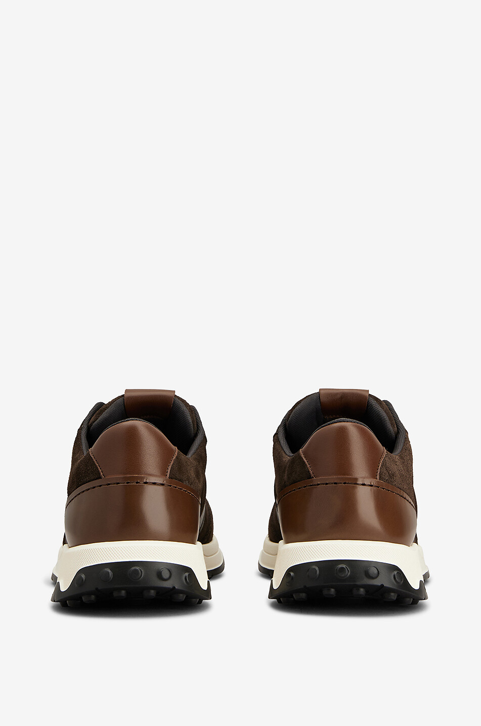TOD'S Schnürsneakers aus Wild- und Glattleder Gommini Herren DUNKELBRAUN 3