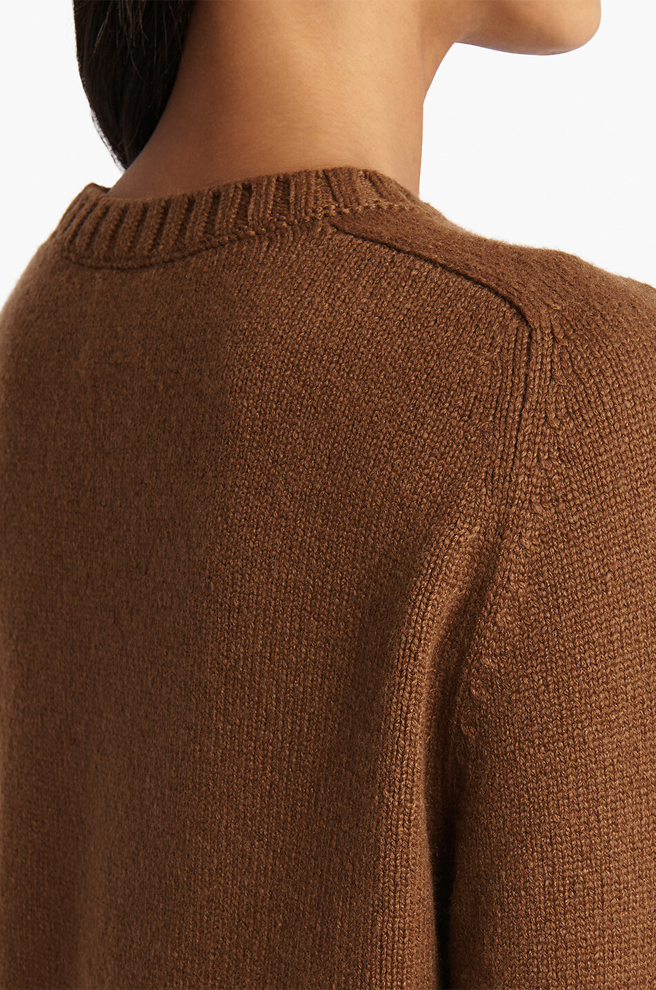 KHAITE Pull à col rond en cachemire Nera Femme MARRON 3