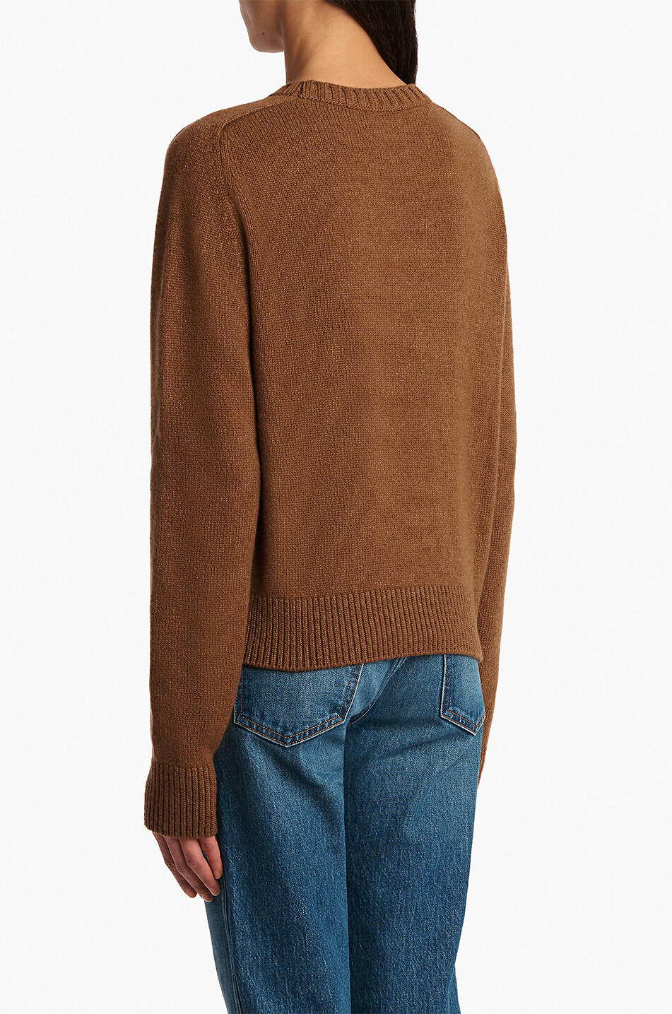 KHAITE Pull à col rond en cachemire Nera Femme MARRON 5
