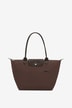 Shopper aus recyceltem Canvas-Material Le Pliage Green M