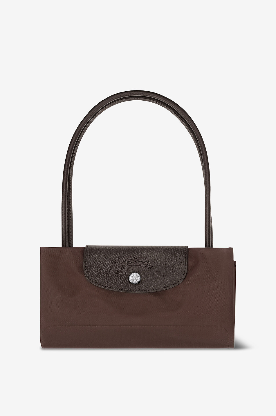 LONGCHAMP Sac shopping en toile recyclée Le Pliage Green M Femme MARRON FONCÉ 7