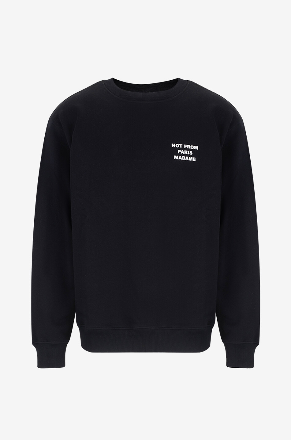 DROLE DE MONSIEUR Rundhalssweatshirt Le sweatshirt Slogan Herren SCHWARZ 1