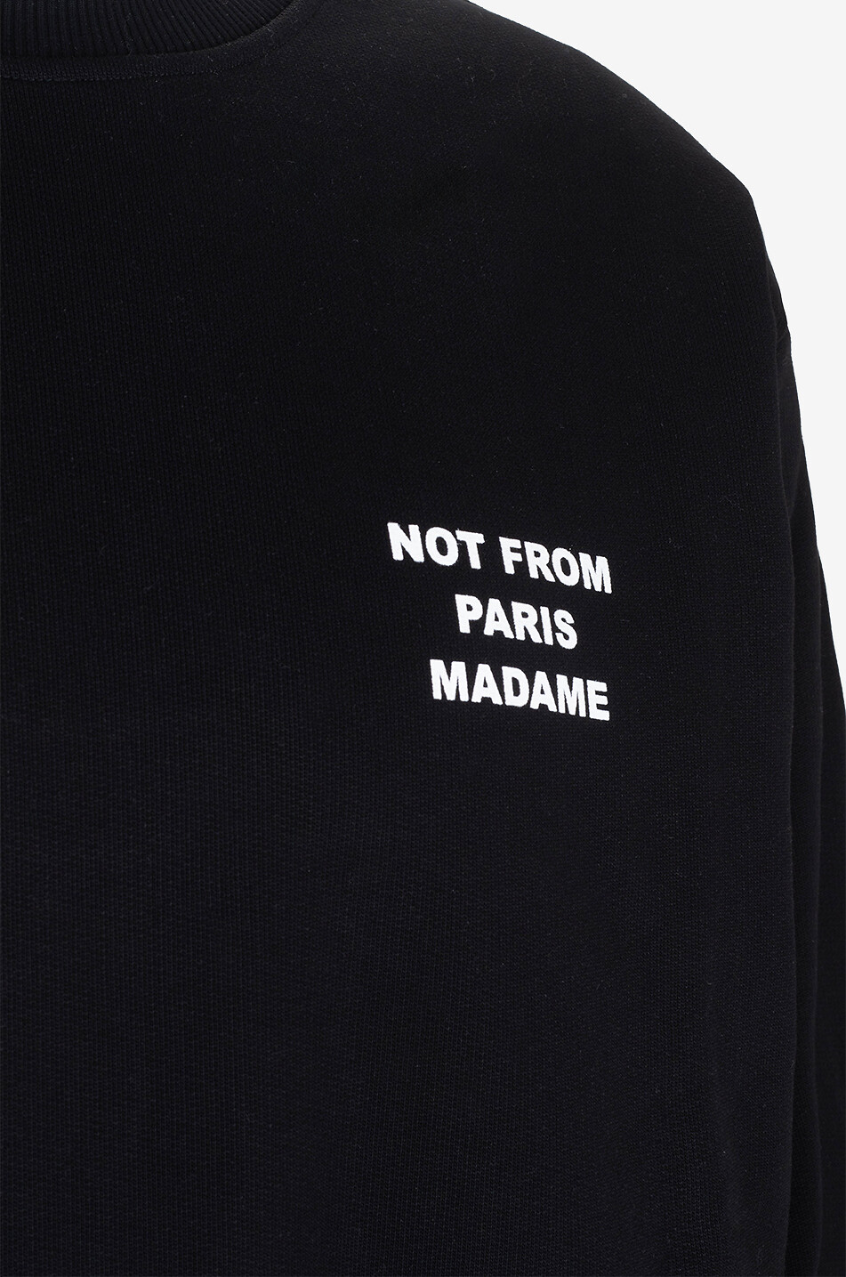 DROLE DE MONSIEUR Rundhalssweatshirt Le sweatshirt Slogan Herren SCHWARZ 3