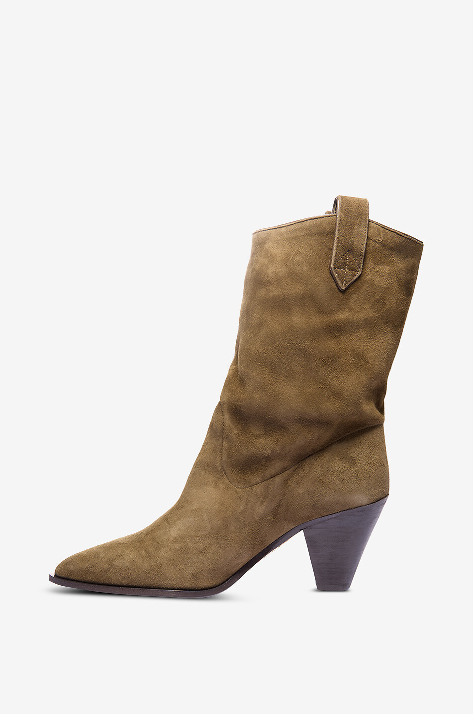 Wildlederstiefeletten mit Absatz Boogie Cowboy 70