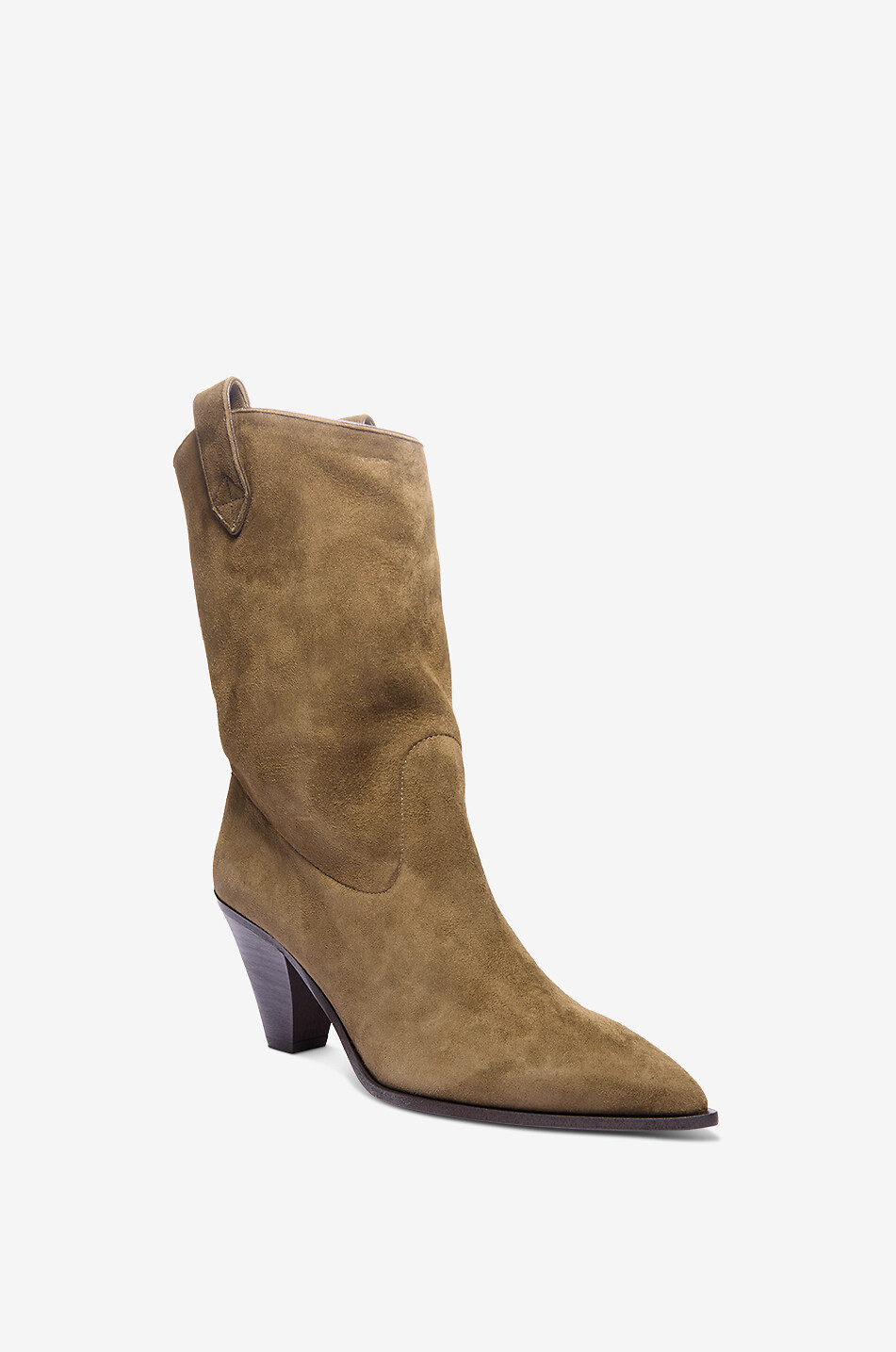 Wildlederstiefeletten mit Absatz Boogie Cowboy 70