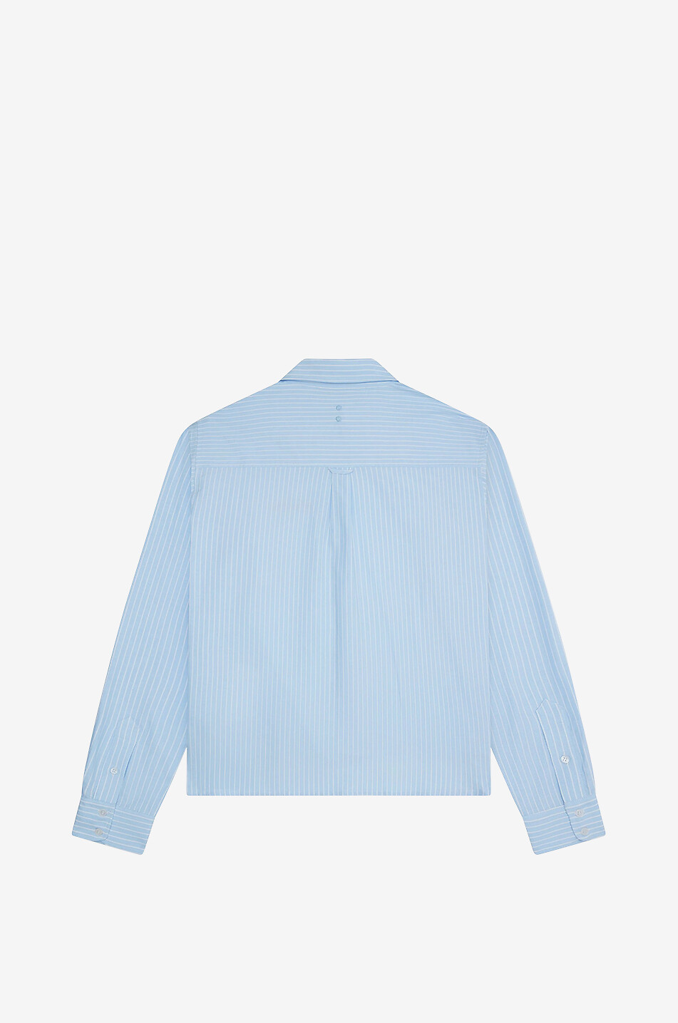 ABOUT:BLANK Gestreiftes Boxy-Baumwollhemd Oxford Script Herren BLAU 2