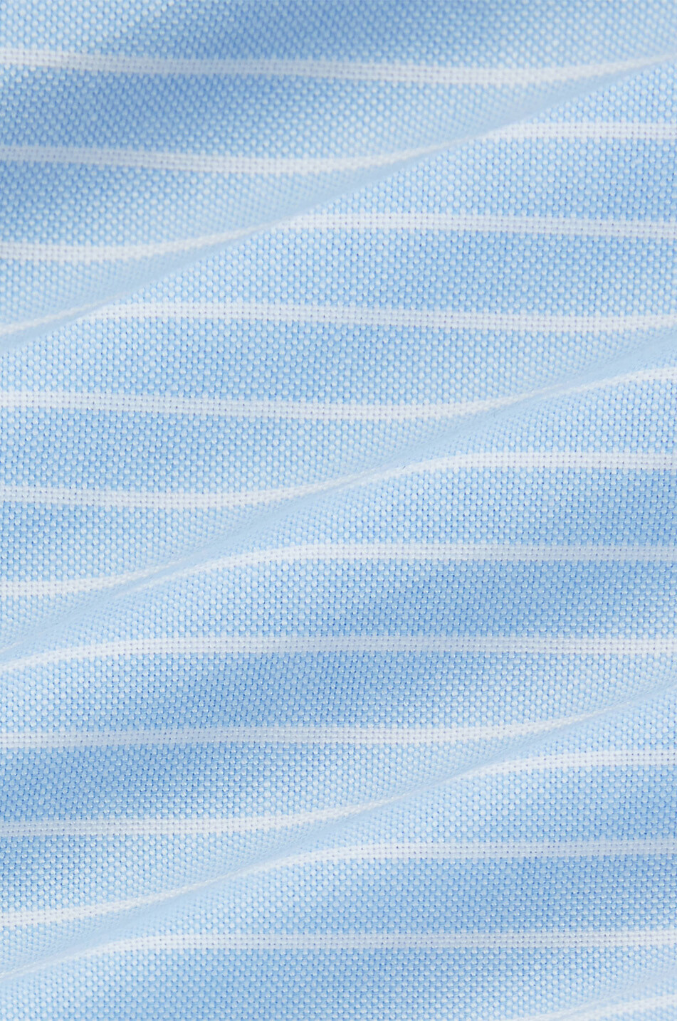 ABOUT:BLANK Gestreiftes Boxy-Baumwollhemd Oxford Script Herren BLAU 7