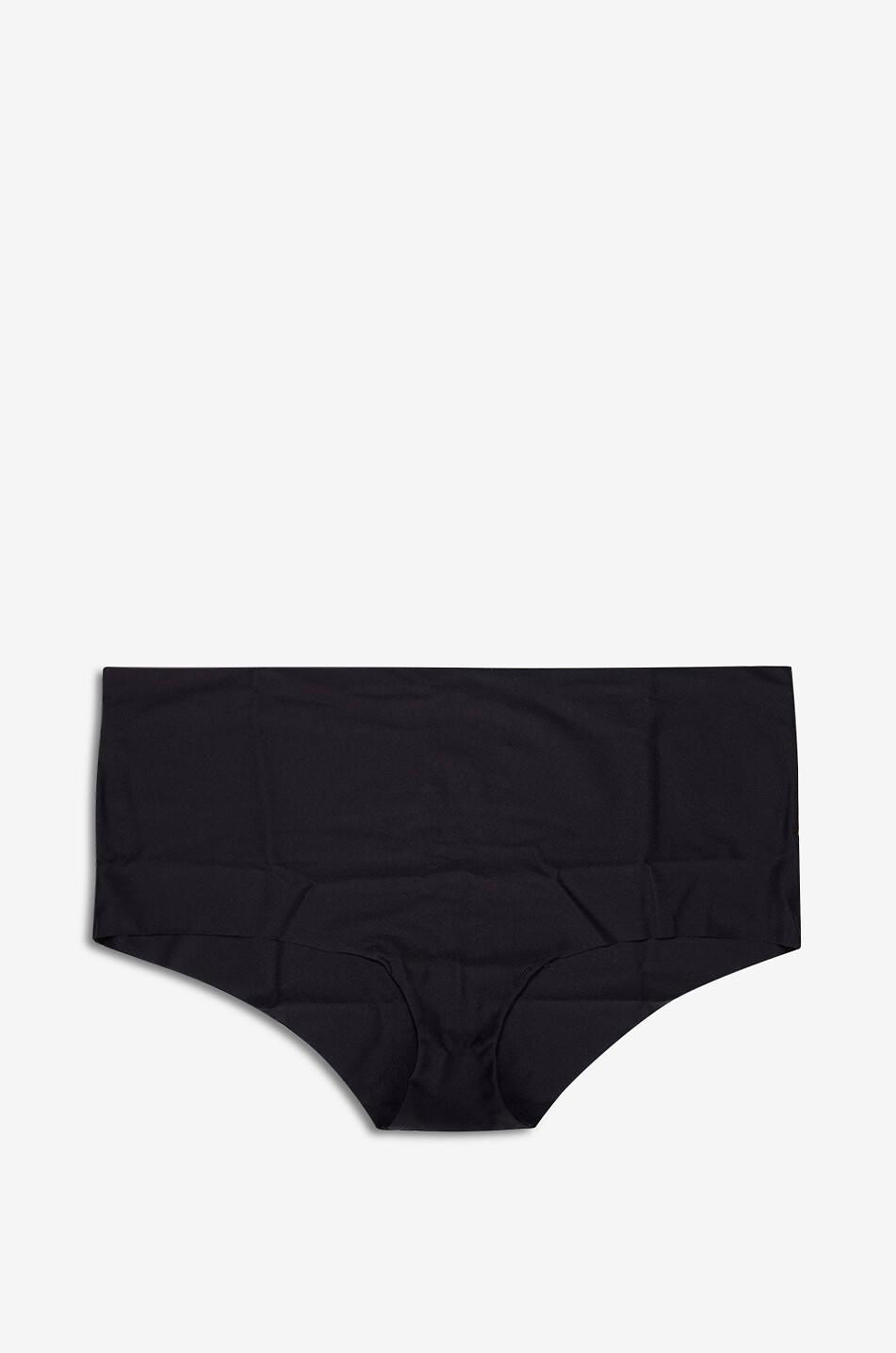 ORGANIC BASICS Unsichtbares Hipster-Höschen Damen SCHWARZ 1