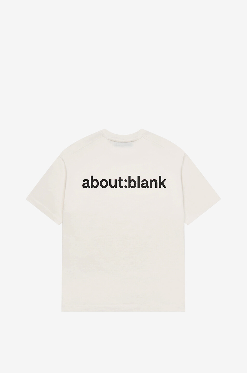 ABOUT:BLANK T-shirt boxy à manches courtes Reverse Oat Homme BEIGE 2