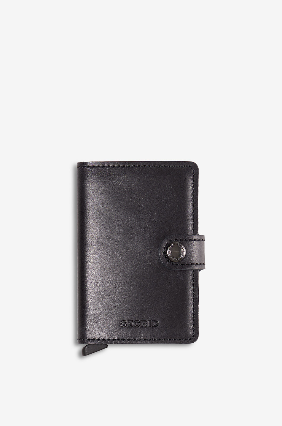 Mini leather wallet with RFID protection