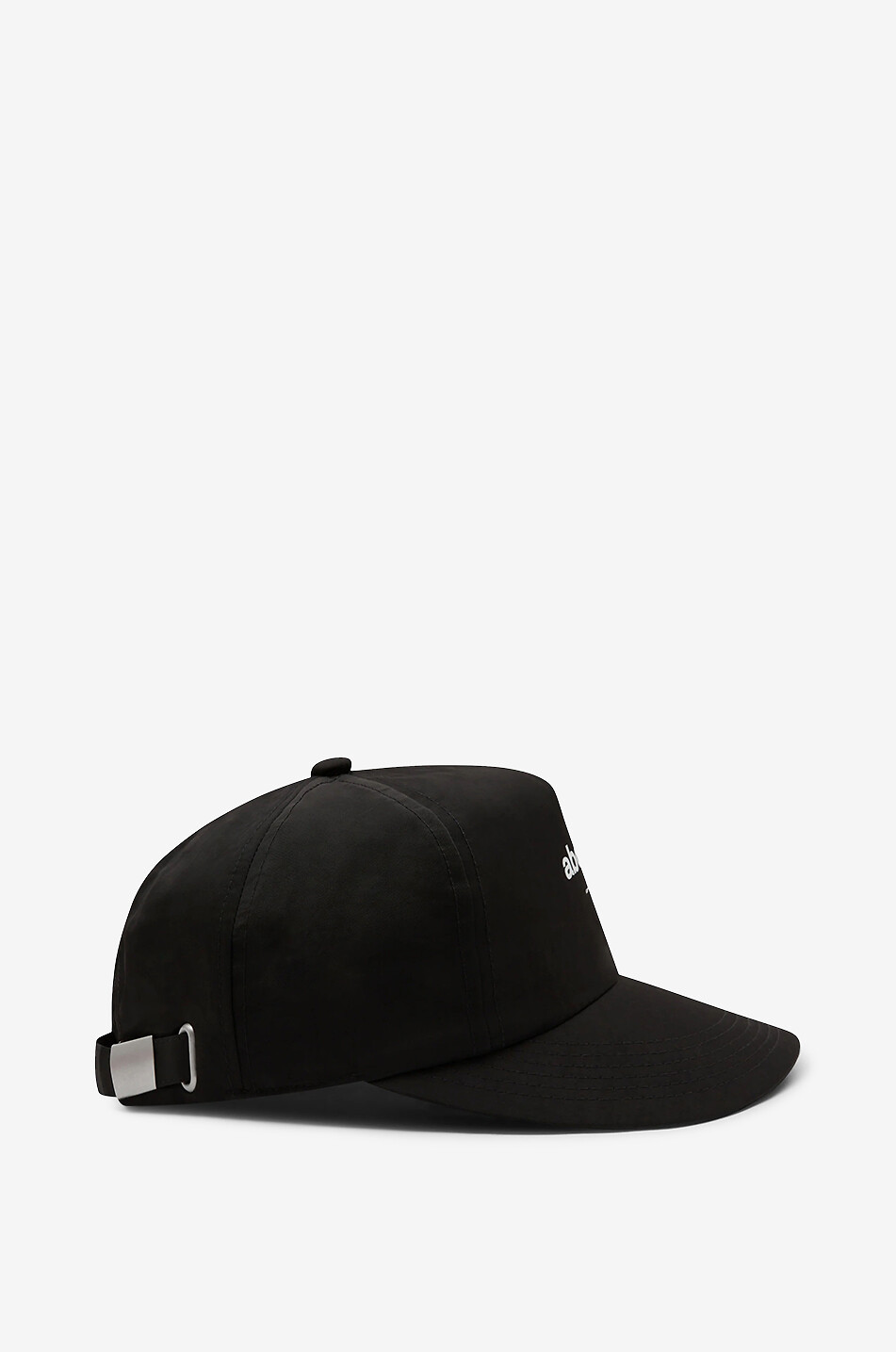ABOUT:BLANK Box nylon twill baseball cap Men BLACK 2