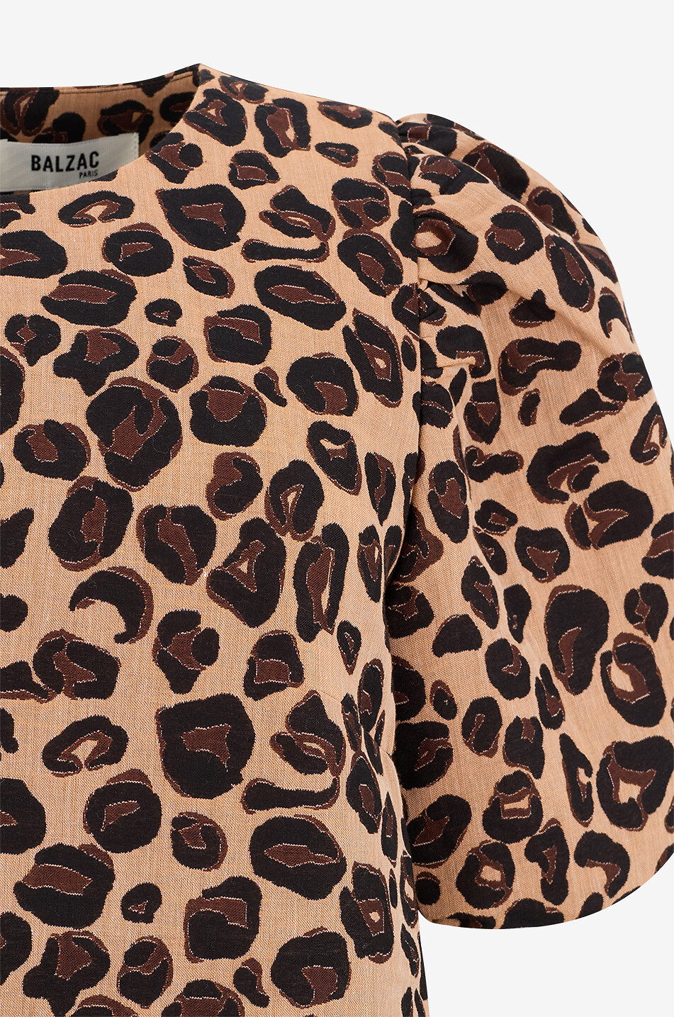 BALZAC PARIS Minikleid aus Leopardenjacquard Xoxo Damen Braun 3