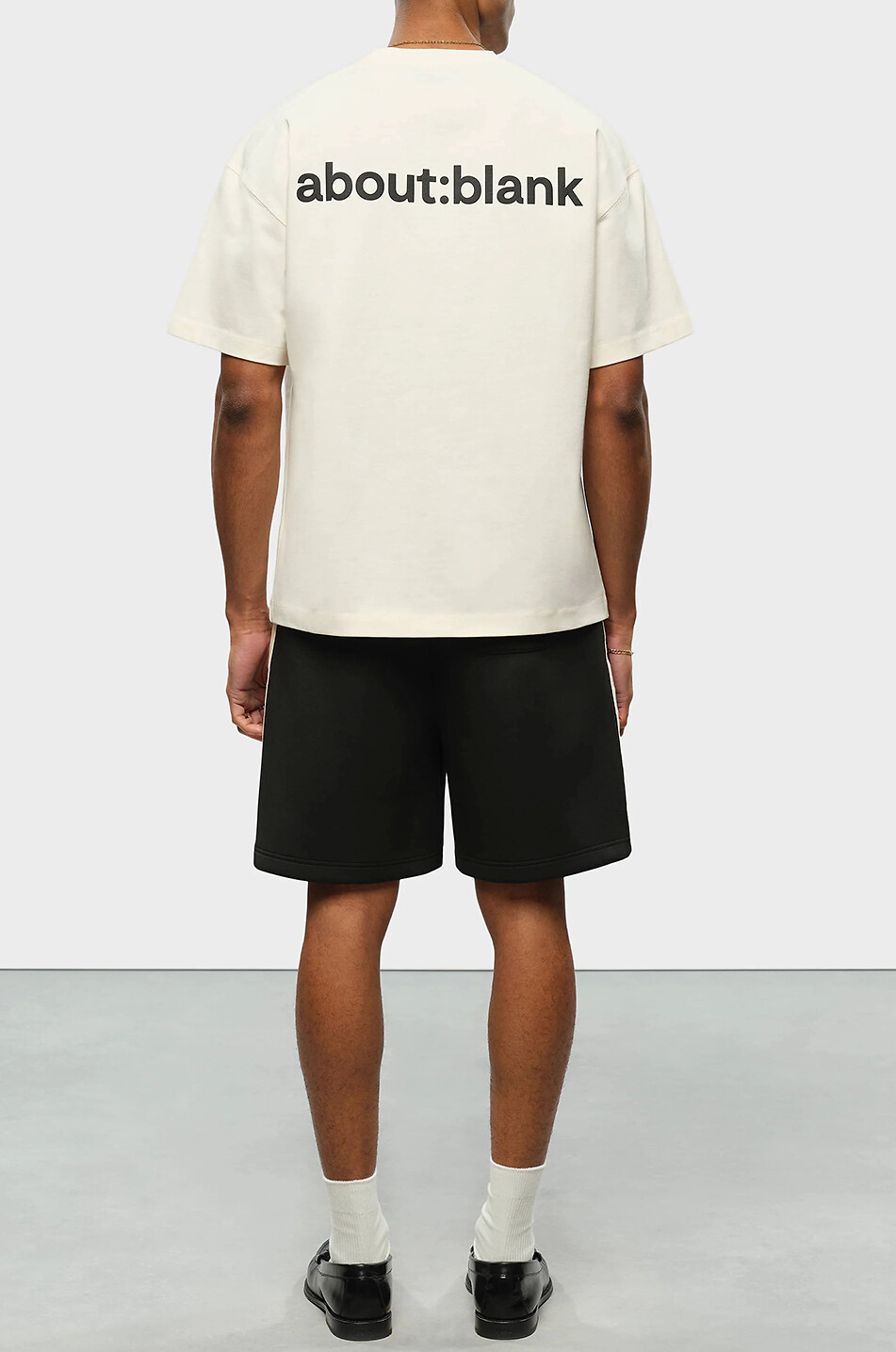 ABOUT:BLANK Short en jersey technique Monogram Track Homme NOIR 5