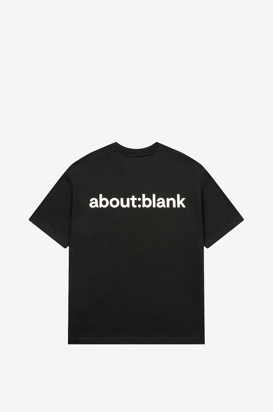 ABOUT:BLANK T-shirt boxy à manches courtes Reverse Homme NOIR 2