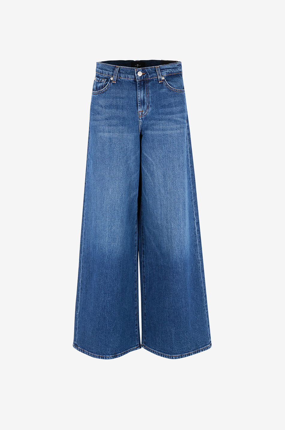 7 FOR ALL MANKIND Jeans mit weitem Bein Marie Wide Leg Mankind Artifact Damen BLAU 1