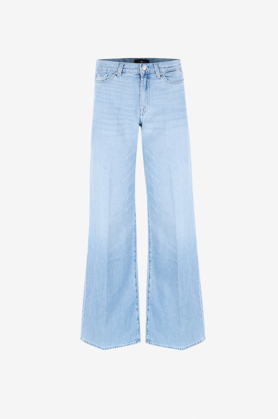 7 FOR ALL MANKIND Lotta Lyocell Denim wide-leg jeans Women LIGHT BLUE 1