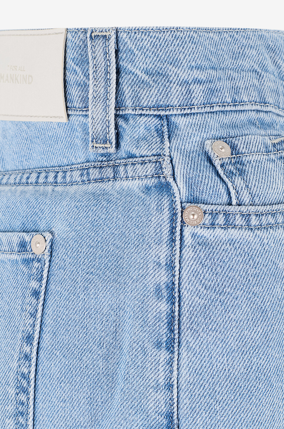 7 FOR ALL MANKIND Lotta Lyocell Denim wide-leg jeans Women LIGHT BLUE 3