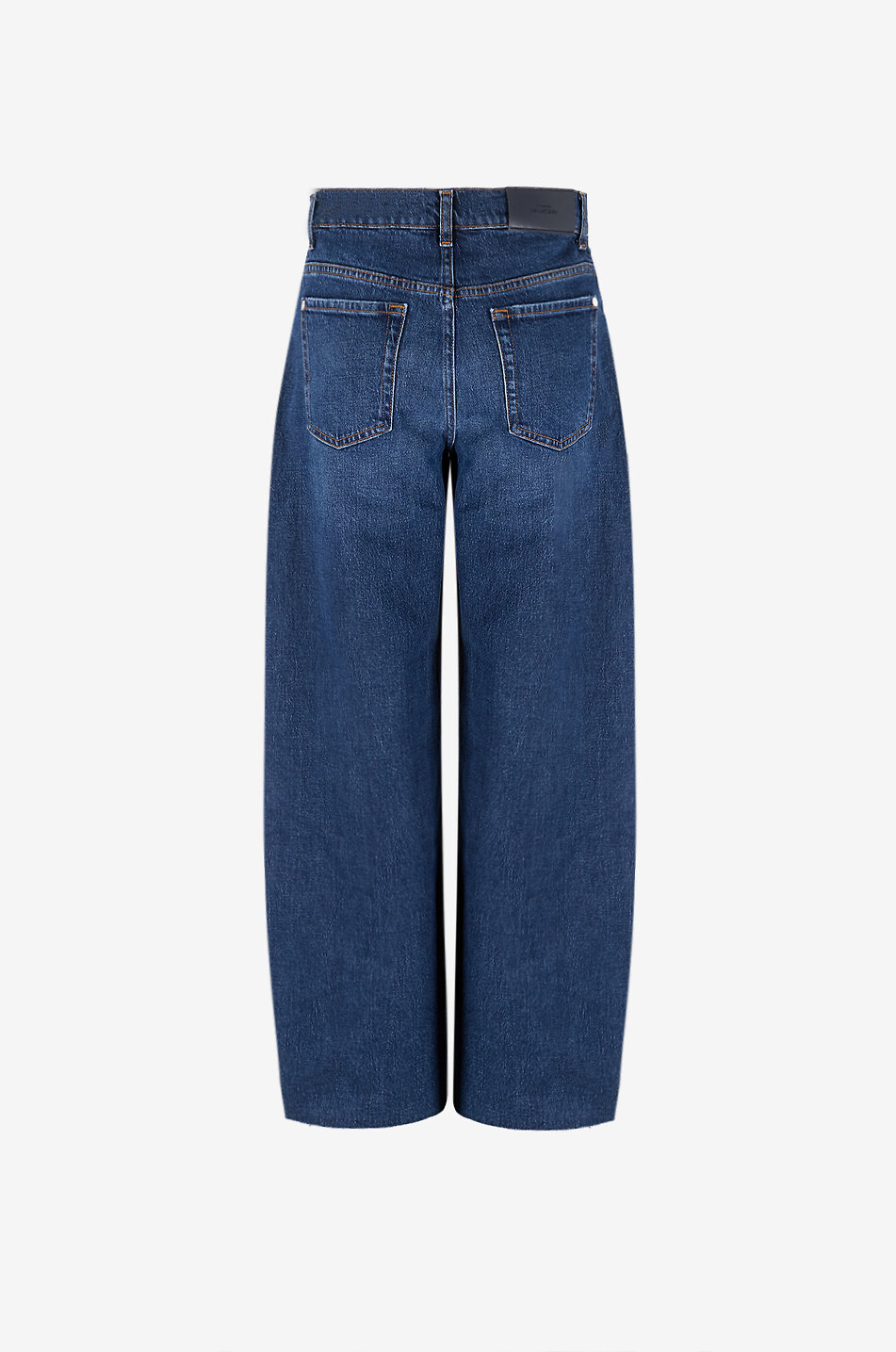 7 FOR ALL MANKIND Bonnie Curvilinear Mankind Radar wide-leg jeans Women DARK BLUE 2