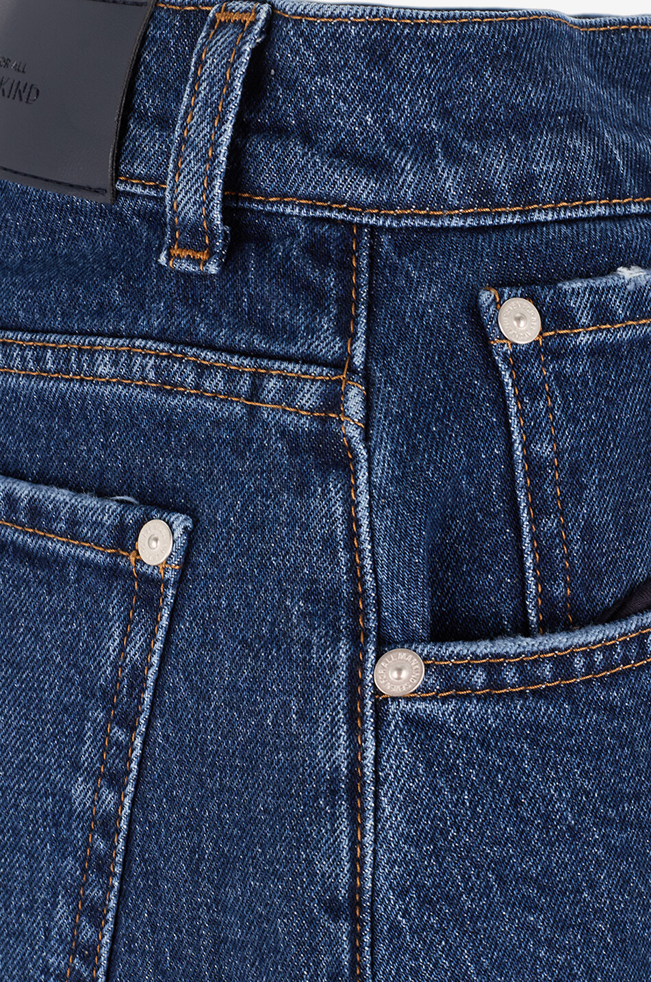 7 FOR ALL MANKIND Bonnie Curvilinear Mankind Radar wide-leg jeans Women DARK BLUE 3