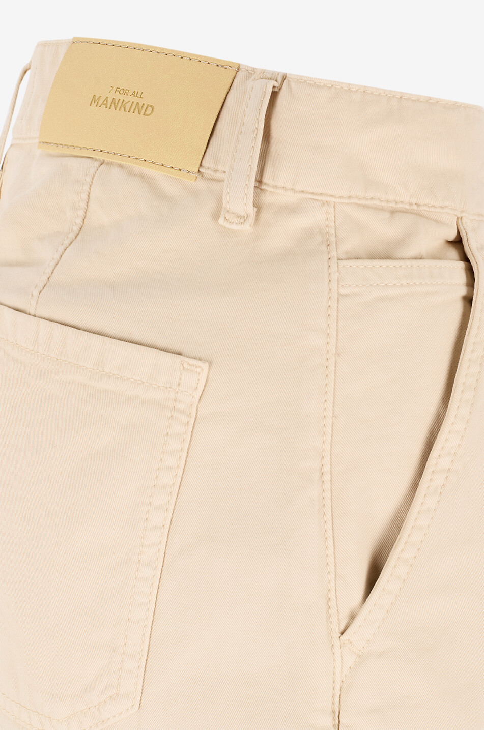 7 FOR ALL MANKIND Bonnie Trouser Comfort Twill wide-leg jeans Women EGGSHELL 3